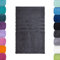 Lavea Saunatuch XXL, Anthrazit, 80 x 220 cm Premium Frotteeserie Bali | GOTS Zertifiziert, 100% Bio Baumwolle