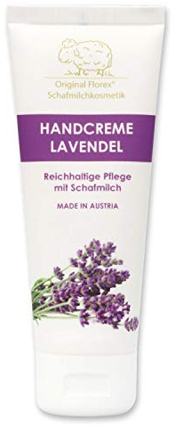 Florex Handcreme Lavendel - Reichhaltige intensive Pflege mit Schafmilch ohne Palmöl 75 ml
