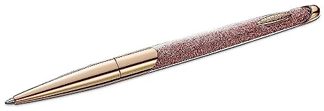 Swarovski Cryst Nova Kugelschreiber aus Kristalle, Roségold-Legierungsschicht, Farbe: Roséfarben, Größe: 14.2x1 cm, 5534328