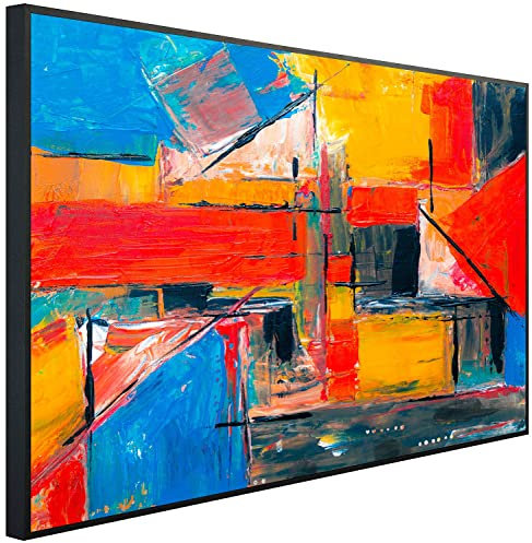 Ecowelle Infrarotheizung mit Bild | 900 Watt | 60x120 cm | Infrarot Heizung| | Made in Germany| f 147 Abstraktes Gemälde