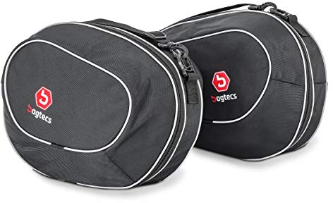 Bagtecs Koffer-Innentasche für KTM 1290 Super Duke GT, Motorradkoffer-Innentasche, Schwarz, Nylon, Reißverschluss, Einstellbarer Gurt, Wasserdicht, 1 kg