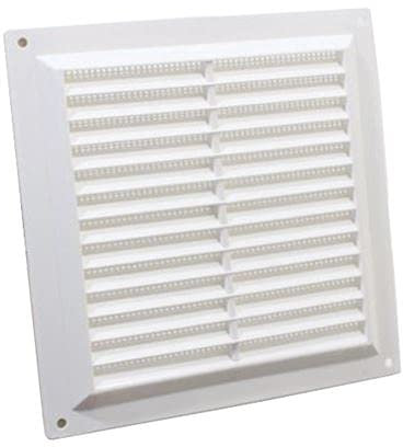 GRIGLIA DI VENTILAZIONE AREAZIONE DA ESTERNO IN PLASTICA QUADRATA CM 20 X 20