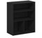 Furinno Pasir 3 Tier Display Bookcase, Display Shelf, Black Oak