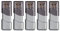 PNY Lot de 5 clés USB 3.0 Turbo Attaché 3 - Argenté - 64 Go