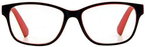 Foster Grant Loire Reading Glasses for Men & Women +2.50 – Recycled Frame with Spring Hinges, Scratch-Resistant Lenses & Sustainable Pouch