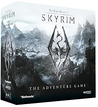 Modiphius The Elder Scrolls: Skyrim – Abenteuer-Brettspiel, Brettspiel, ab 14 Jahren, 1-4 Spieler, 60-120 Minuten Spielzeit