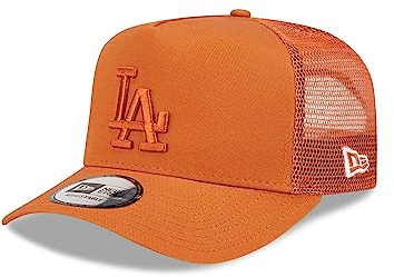 New Era Fanartikel Los Angeles Dodgers Kappe Hut Baseball Tonal Mesheinsatz Braun A-Frame Adjustable Trucker Cap - One-Size