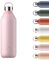 Chilly's Series 2 Gourde - Bouteilles isothermes en Acier INOX avec Double paroi, col Souple et poignée de Transport - Blush Pink, 1000ml