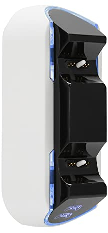 Dock für PS5-Ladestation mit LED-Anzeige, Ladestation für PS5-Controller, Ladestation für PS5 mit Schnell Aufladbarem AC-Adapter 5 V/3 A, Ständer für Dual-Controller-Ladestation