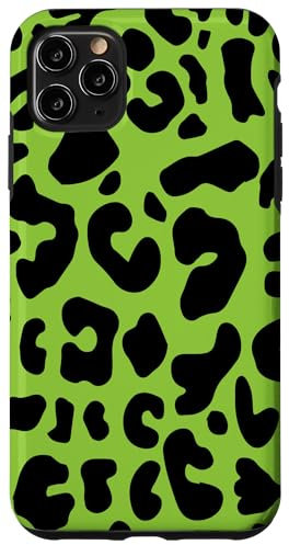 Green Leopard Cheetah Print Phone Case Cute Animal For Women Case for iPhone 11 Pro Max