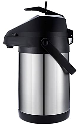 BONOOL Dispensador de Bebidas frías y Calientes, dispensador de café, urna Termo de Acero Inoxidable (Color: Plata, tamaño: 3 litros)