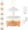 Gitohoni Pilz Regen Luftbefeuchter Tropfen - Wolkenbaum Aroma Wasserfall Diffusor, Wassertropfen und Sprühnebel, Regenlampe mit Fernbedienung in 7 Farben