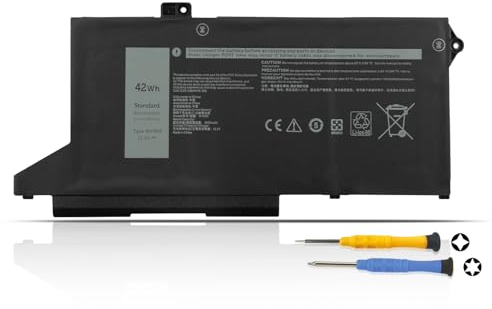 K KYUER 42Wh WY9DX Laptop Batteria per Dell Latitude 14 5420 15 5520 Precision 3560 Mobile Workstation Serie P137G P104F P137G001 P104F001 P104F002 RJ40G M3KCN 75X16 WK3F1 05R42 1K2CF Notebook Battery