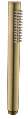 Sharplace Handheld Shower Head Silicone Nozzle Detachable Portable Replacement High Pressure Rainful Showerhead for Home Showering SPA, Gold