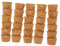 FUNOMOCYA 30St Glasflaschenkorken Korkdeckel kleine Korken zum Basteln Mini-Schnapsflaschen Weinfass flaschenstöpsel flaschenstopfen Schrauben multifunktionaler Kork Holzstopfen Light Brown