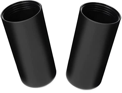 Replacement PGX2 Microphone Battery Cover Cup for Shure PGX2/SM58 Wireless Handheld Transmitter, Black, 2 Pack