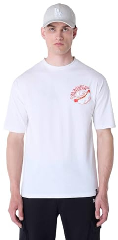 New Era LA Dodgers MLB Food Graphic Oversized T-Shirt Herren