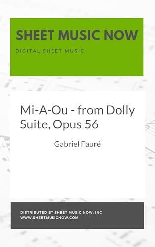 Mi-A-Ou - from Dolly Suite, Opus 56 Sheet Music