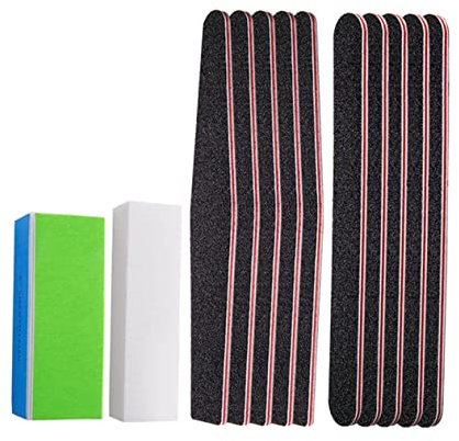 Vaguelly 1 Set Da Pezzi Tampone Per Unghie File Unghie Tampone Per Lima Per Unghie Strumento Per Lime Per Unghie Bianca