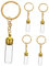 VALICLUD 5pièces Porte-clés Transparent Pour Parfum Mini Bouteilles De Parfum Flacons Décoratifs à Emporter Accessoires Et Élégants