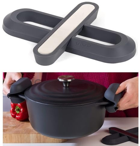 Silicone Trivet Stand & Pot Holder Hand Set, Non-Slip & Heat Resistant, Compact Multifunctional Pot Rest & Counter Worktop Protector, Secure Grip Silicone Like Gloves, Hot Plate, Oven Tray Handler