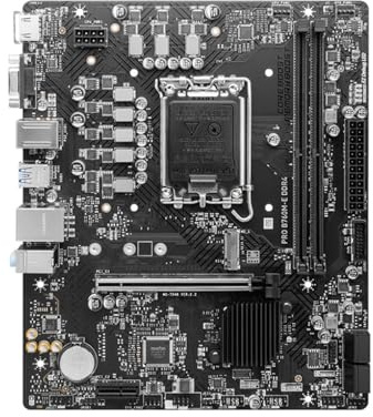Motherboard Placa Base Fit For MSI Pro B760M-E DDR4 Intel B760 LGA1700 Compatible con i9-14900KF i5-12400F i5 12400f 5333 MHz NVME M.2 PCle 4.0 mATX