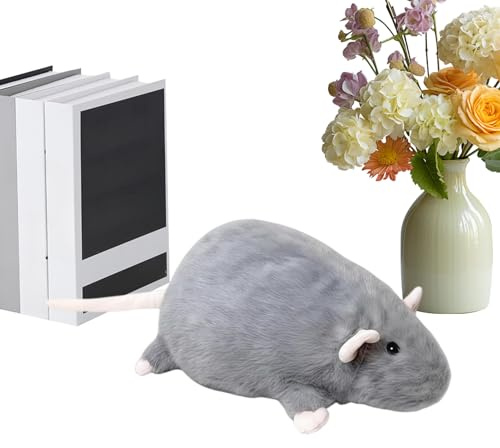 LearnLyrics Maus aus Plüsch | Tischdekoration für Spielzeug mit Tieren, weiches Spielzeug für Bett, Wohnzimmer, Schlafzimmer, Büro, Schlafzimmer, Frauen und Männer