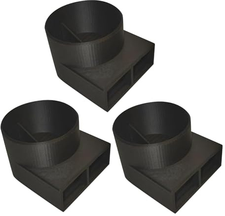 Lüftungsumlenker Wohnmobil Luftausströmer für Truma Heizung,Luftlenker Aufsatz Passend für Truma & Webasto Heizung,90° Luftstrom Umlenker,ASA Material,55mm Durchmesser,Wohnmobil Zubehör RV (A-3pcs)