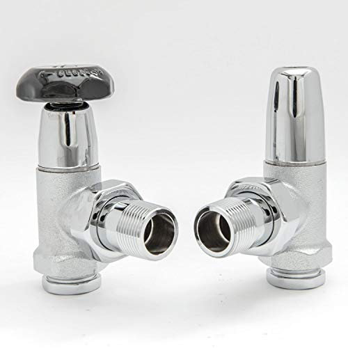 Hot Flow | Maris Traditional Radiator Valves - 3/4 inch - Chrome