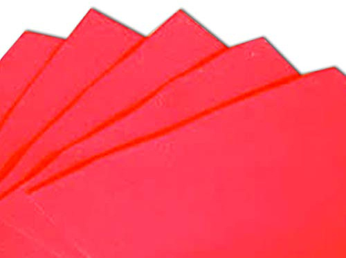 arkCRAFT Filzbögen, A4, Rot, 5 Stück