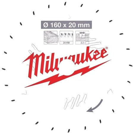 Milwaukee Circular Saw Blade 160/20 mm Z12 Wood 4932471290