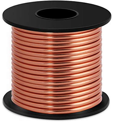 1-3mm Soft Silver Copper Craft Wire (3mm x 10m)