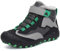 Mishansha Stivaletti Invernali Bambina Scarpe da Neve Bambino Stivaletti Invernali Bambini Scarponcini con Pelo Caldo Stivali Neve Nero Grigio,Gr.31
