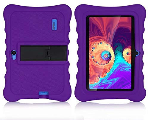 AKNICI Coque pour Tablette Haehne 7 Pouces/LAMZIEN 7/Dragon Touch Y88X Pro/JINYJIA 7/ANTEMPER 7/JEJA 7/Pritom 7/YUNTAB Q88H Q88/G-Anica 7, Étui Housse de Protection avec Réglable Support - Pourpre