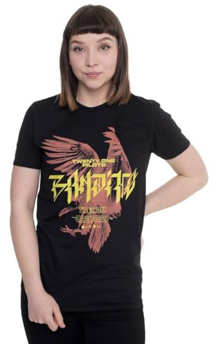 Twenty One Pilots T Shirt Bandito Bird Trench Band Logo Nue offiziell Herren