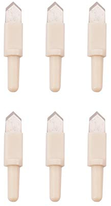 Iris Ohyama Vaessen 6 Lame di Ricambio per Taglierina Cutter Circolare – per Carta, Cartoncino, Foto e Gommapiuma – Accessori per Scrapbooking, Papercraft e Progetti Creativi, Bianca, Taglia unica