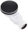 Sandy Beach Black Shower Waste Trap - 90mm Shower Waste Trap, Slimline Black Shower Waste 90mm - Black Shower Tray Waste Trap, Shower Tray Trap - Black Shower Trap - 90mm Diameter 48mm Depth