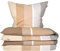 Schiesser Bettwäscheset Endy Stripes - Renforcé - 2-teilig - 135 x 200 cm - Sand