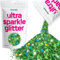 Hemway Ultra Sparkle Glitter - Emerald Green Holographic | 100g Multi Size Metallic Flakes for Resin & Epoxy Crafts | Supplies for Tumblers, Festival, Hair, Face, Body, Eye & Nail Art Decoration