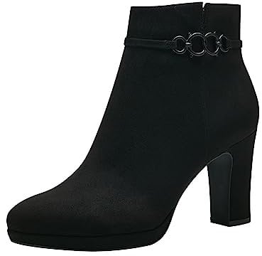 Tamaris Damen Stiefel Vegan schwarz 38