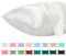 Lirex 2er Set Satin Kissenbezug 40x70cm, kissenbezüge, Weich wie Seiden Kissenbezug, Satin Kopfkissenbezug Kissenhülle für Haar und Haut kommt，Oeko-TEX Zertifiziert, Weiß