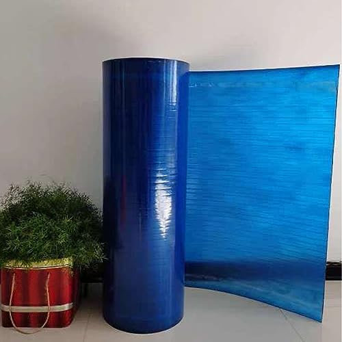 Polycarbonat-Kunststoffplatten Dachplatte,Blaue Polycarbonat-Platte,Gewächshaus Platten mit Hoher Formbarkeit,Regensichere Isolierung,Für Dächer,Carports,Vordächer,Balkon (0.5x2m)