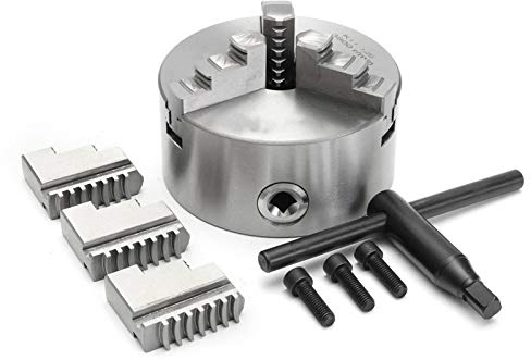 BREAKA K11-125 3-Backen-Drehfutter, 125 mm, selbstzentrierendes, gehärtetes Wendewerkzeug for Bohr- und Fräsmaschinen