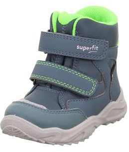 Superfit Jungen Glacier Warm Gefütterte Gore-tex Schneestiefel, Blau Hellgrün 8030, 23 EU Weit