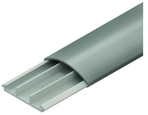 Bodenkanal mit Deckel 13x50x2000 mm grau PROTEC.CLASS PBKD 1350 SG