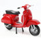 Risopen 1/18 2016 kompatibel für Vespa PX Moped Figur Static Mini Scooter Model Toy Roman Holiday Collection Souvenir Figurine Simulation Cake Topper Geschenk für Erwachsene (Farbe Rot)