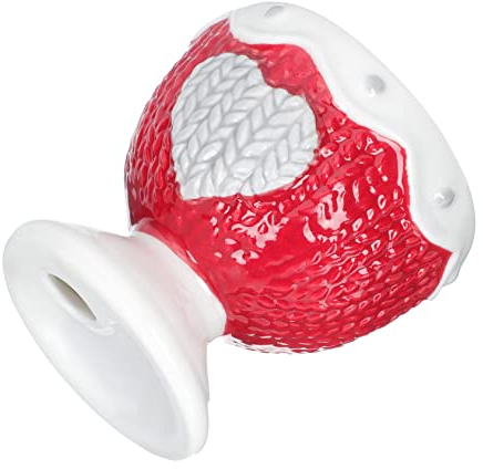 CTCOIJRN Angoily Wedding Egg Carton Ceramic Egg Tray Porcelain Egg Tray Metal Trays Stainless Steel Trim Sponge Tray Egg Poacher Cups Lovely Adornment Dippy Egg Holder Container Ceramics Desktop
