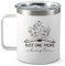 SAHIJE Just One More Chapter Tasse mit Henkel und Deckel, weiß, Geschenk für Leseliebhaber