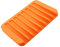 Porte-savon en silicone antidérapant pour salle de bain Orange