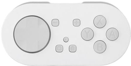 Asixxsix Controlador Portátil para Interruptor, Mini Controlador Inalámbrico Bluetooth del Tamaño de un Llavero con 14 Modos de Iluminación RGB Geniales para Interruptor, Gana Android IOS